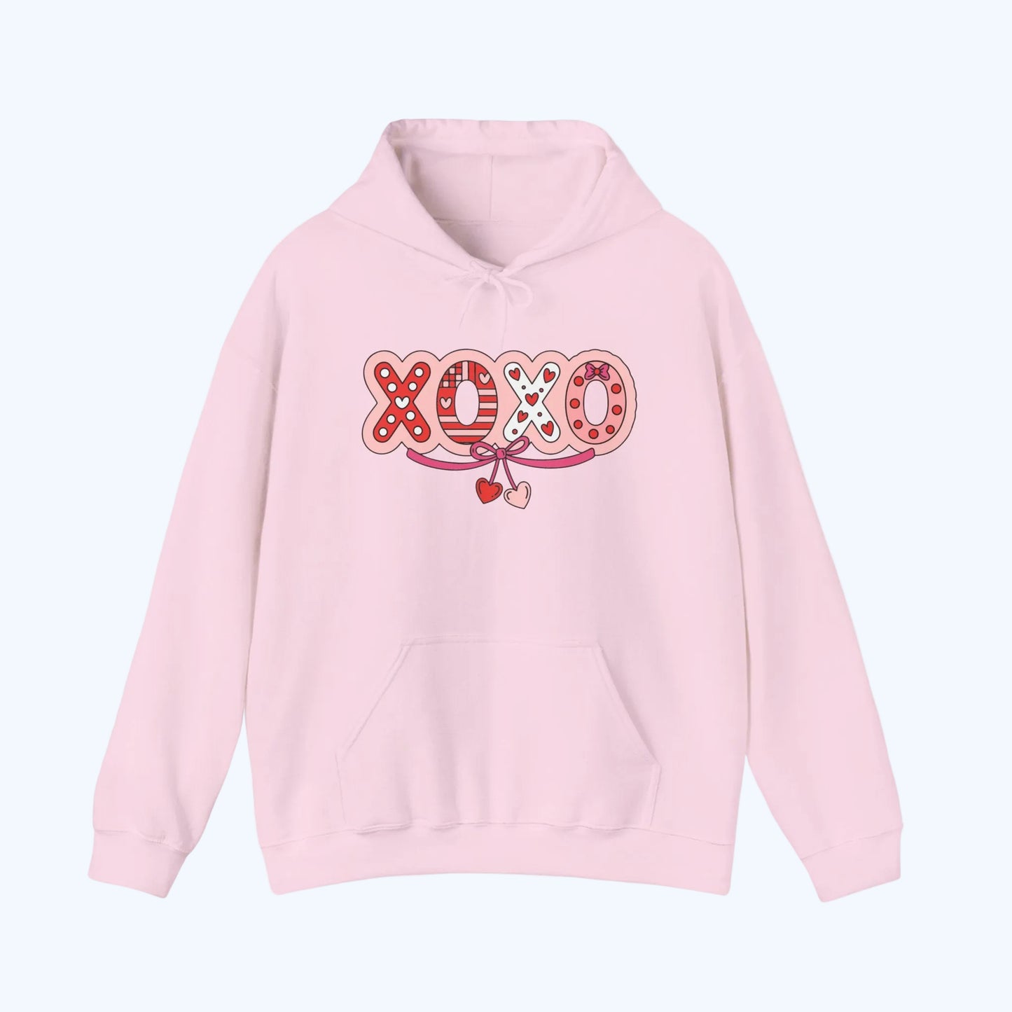 XOXO Heart Hoodie – Cute Valentine’s Day Pullover