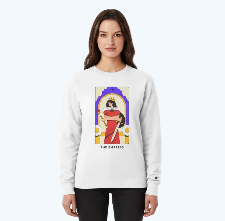 Empress Tarot Sweatshirt — The Empress Card Graphic Crewneck
