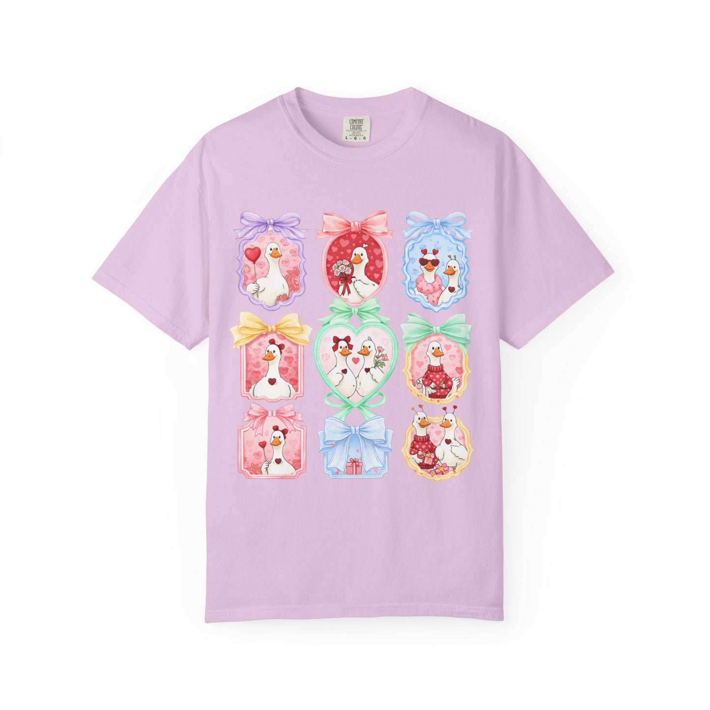 Cute Vintage Frame Dogs T-Shirt — Whimsical Pastel Puppy Art Tee