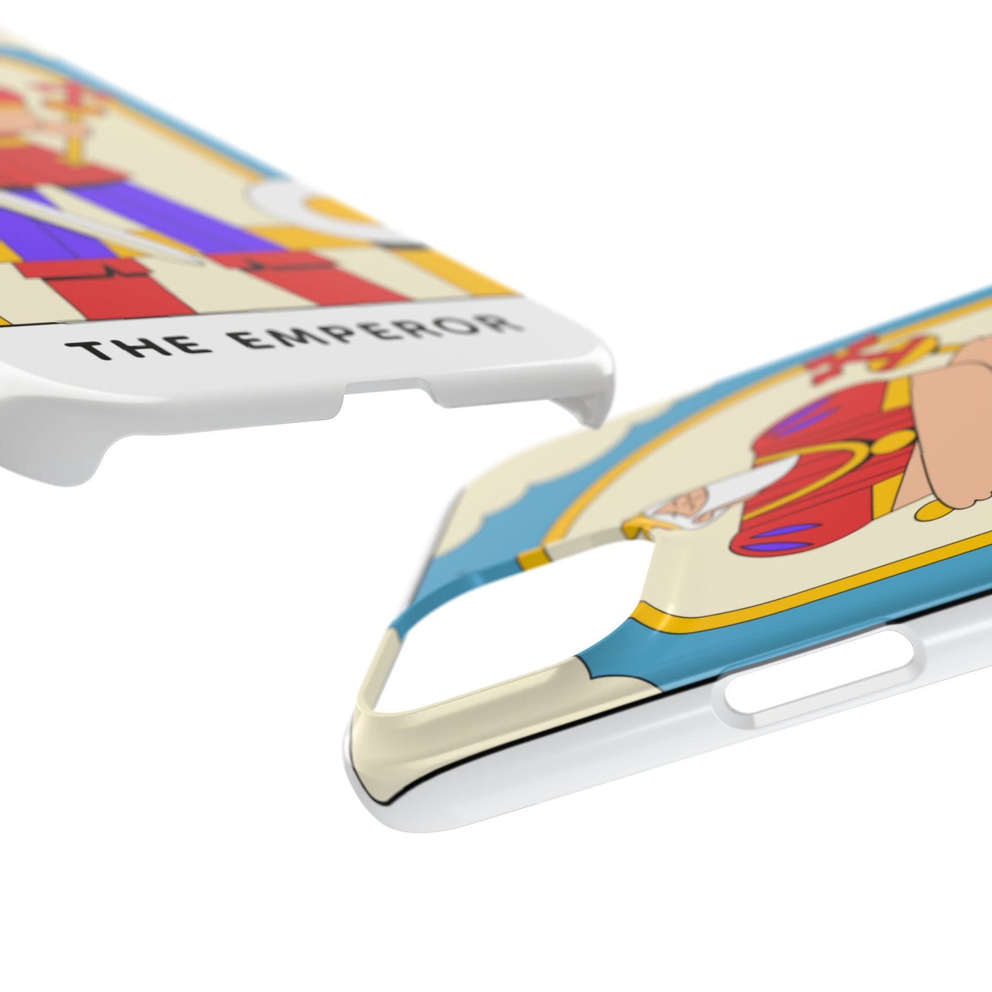 The Emperor Tarot Slim Case — Illustrated Tarot Phone Case