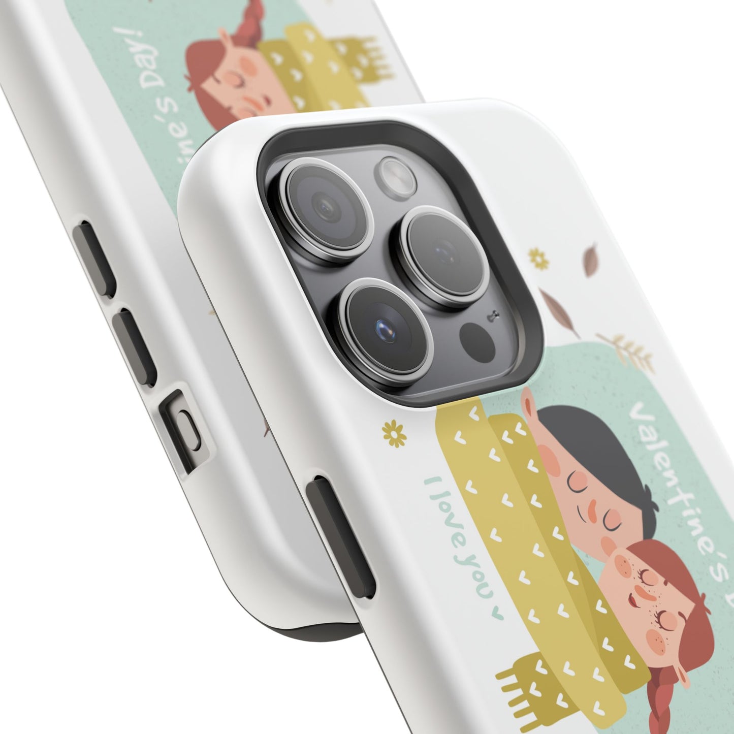 Valentine's Day Cute Couple Phone Case — Magnetic Impact-Resistant