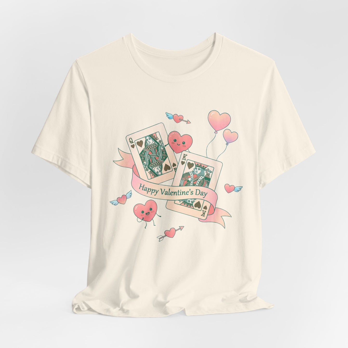 Valentine's Day Vintage Photo Hearts Tee