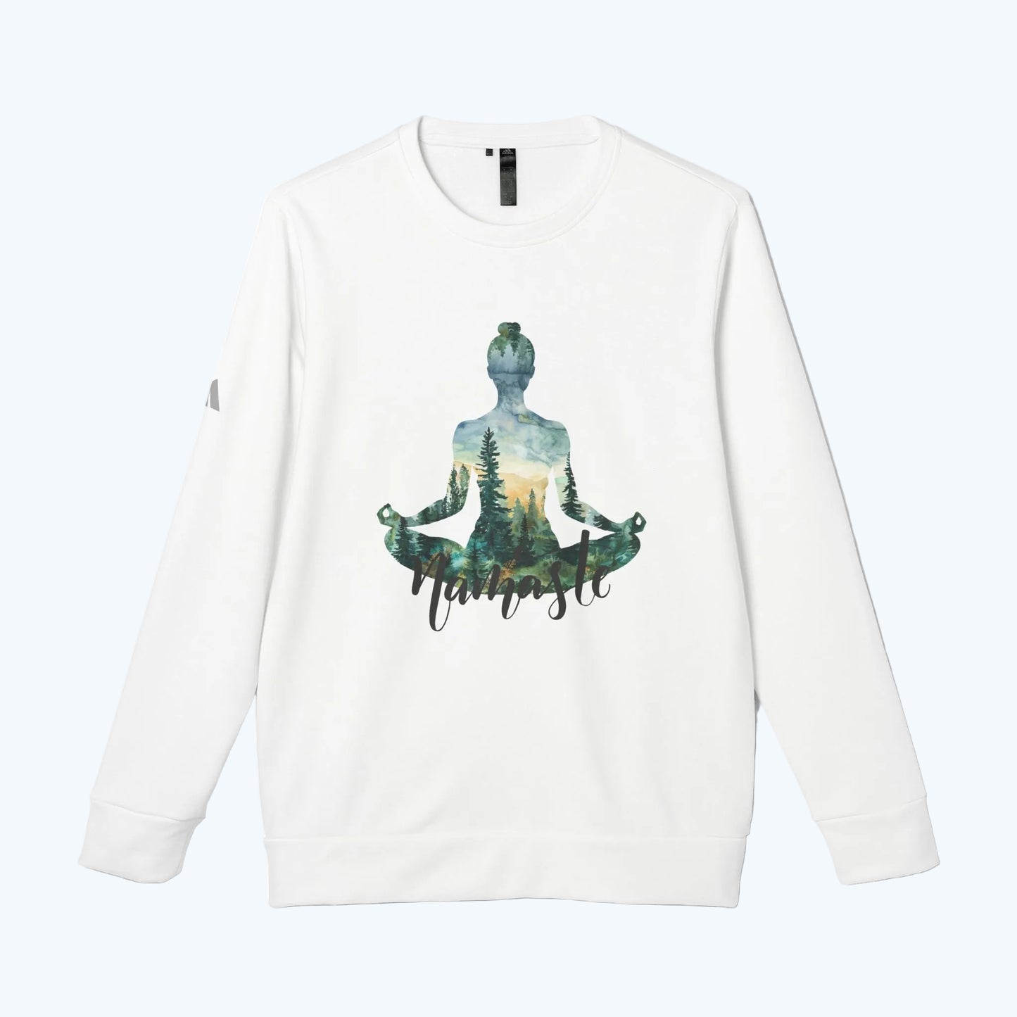 Meditation Forest Crewneck Sweatshirt — Namaste Yoga Graphic