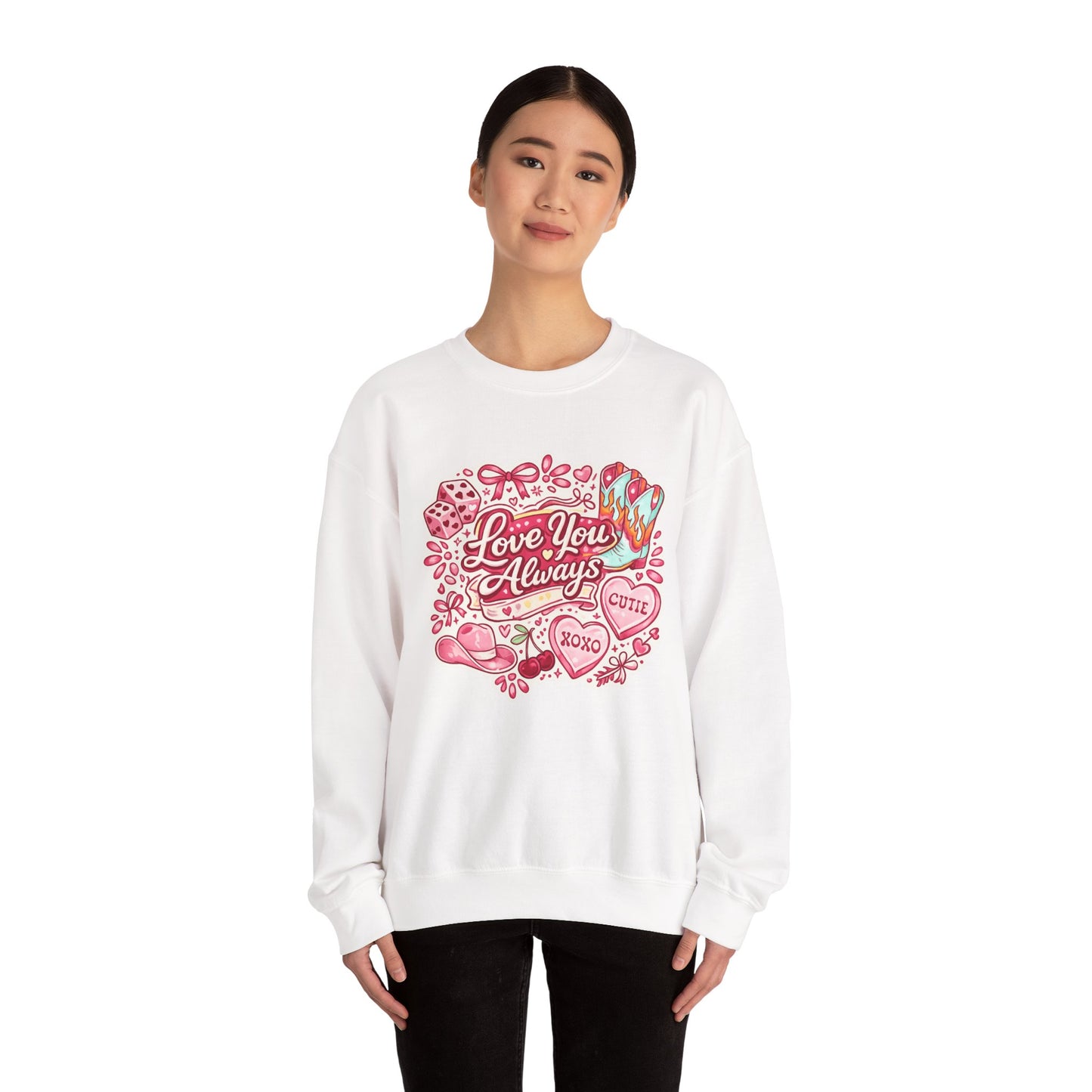 Valentine 'Love You Always' Crewneck Sweatshirt