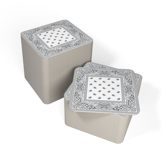 Elegant Paisley Coasters Set, Perfect for Home Decor, Party Supplies, or Gifts, 50 or 100 pcs