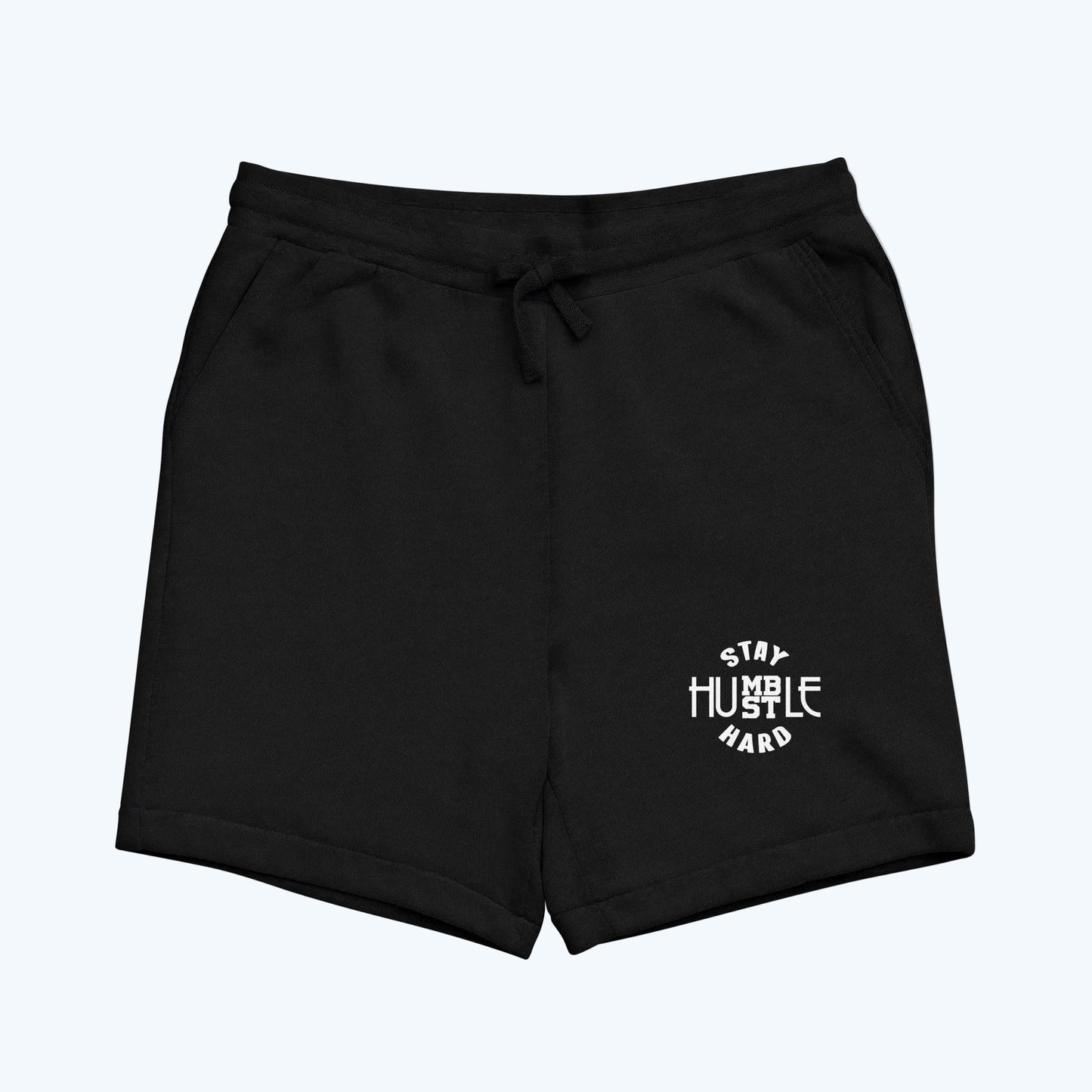 Stay Humble Hard Sweatshorts — Motivational Athletic Lounge Shorts