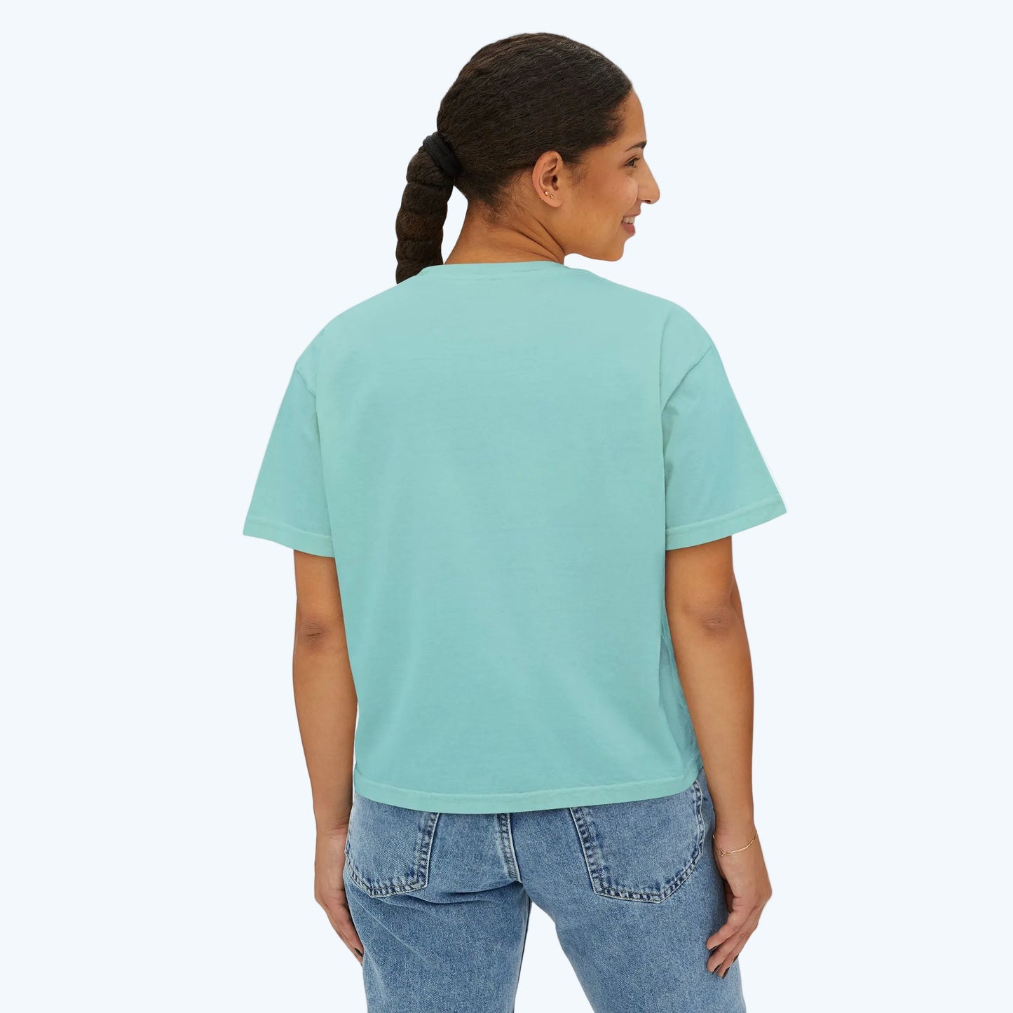 Women's Tee — Cute "Happy Yoga Day" Cat Pose Graphic