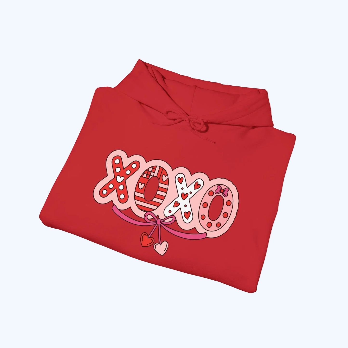 XOXO Heart Hoodie – Cute Valentine’s Day Pullover