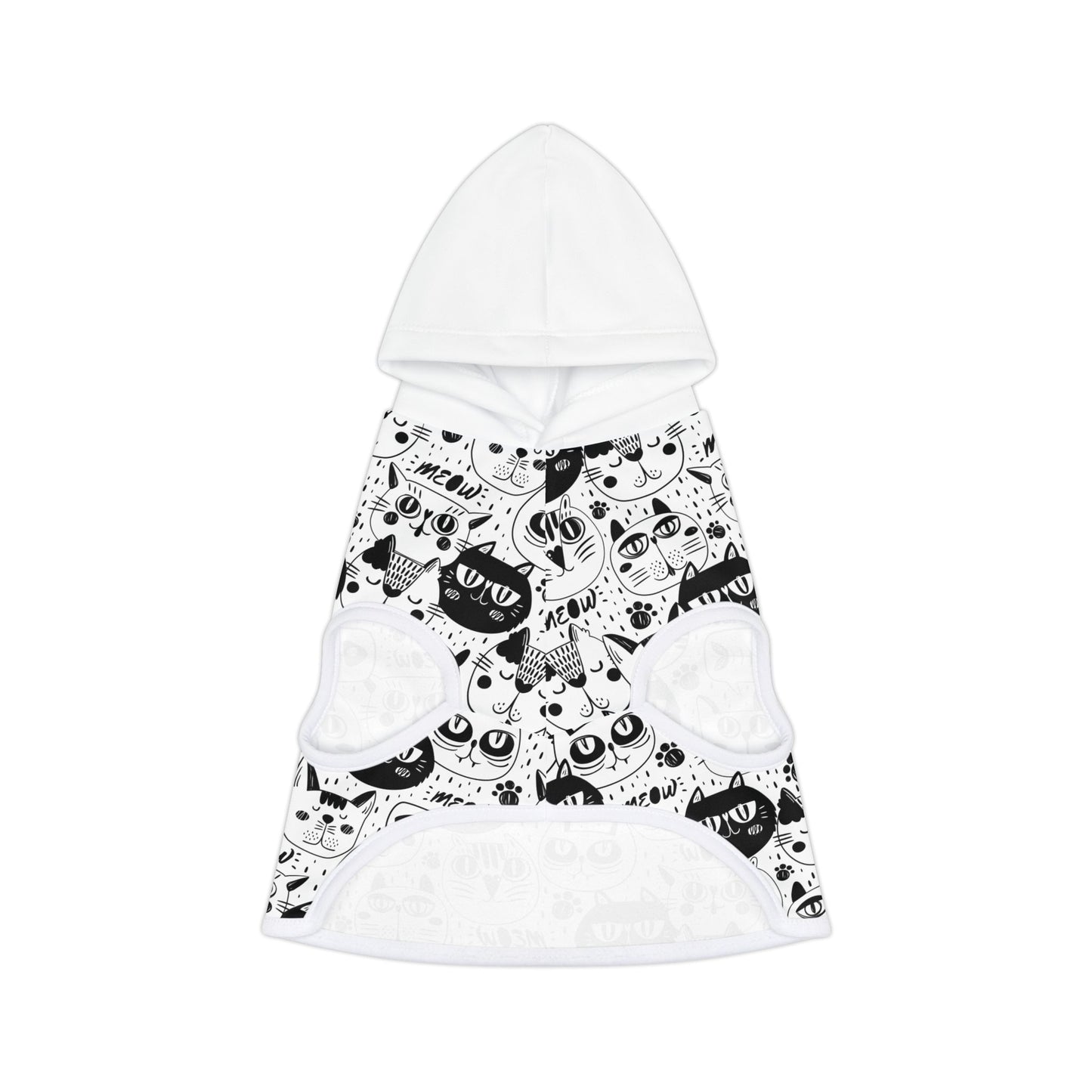 Cat Hoodie, Adorable Pet Apparel, Cute Pet Gift, Feline Lover's Merchandise, Cat-Themed Hoodie