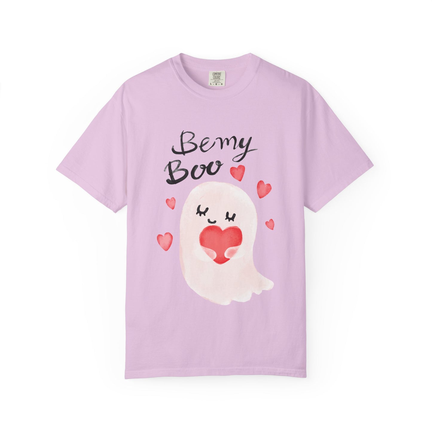 Be My Boo T-Shirt — Cute Valentine Ghost Shirt with Hearts