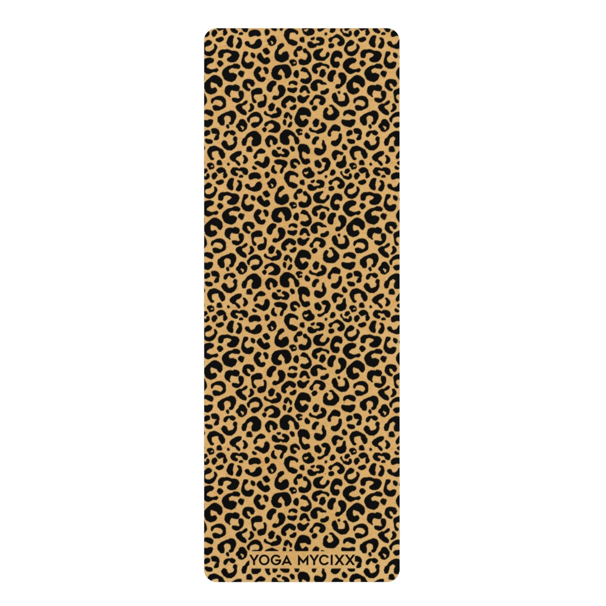 Leopard Print Rubber Yoga Mat — Non‑Slip Eco Fitness Mat