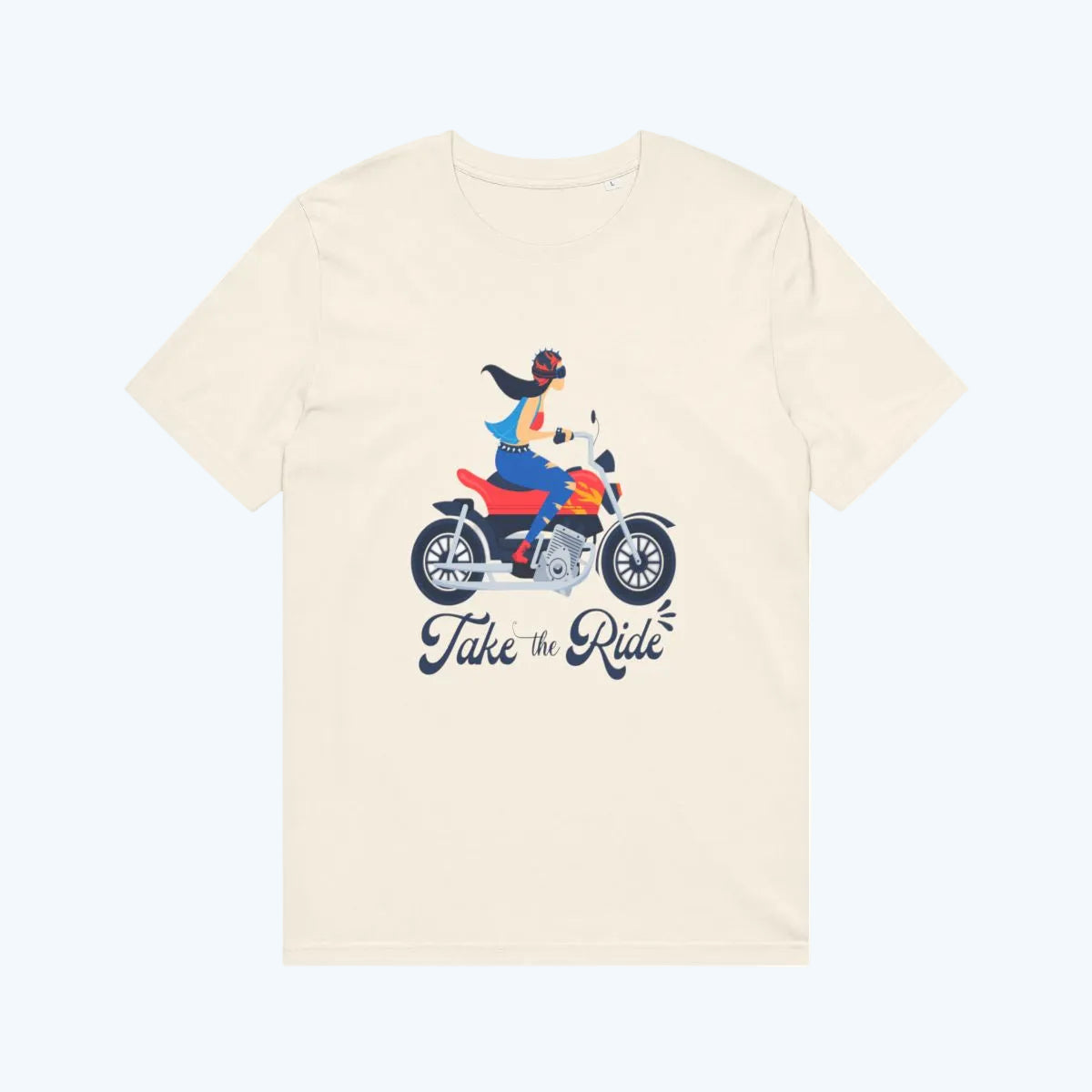 Take the Ride Motorcycle T-Shirt — Vintage Rider Graphic Tee