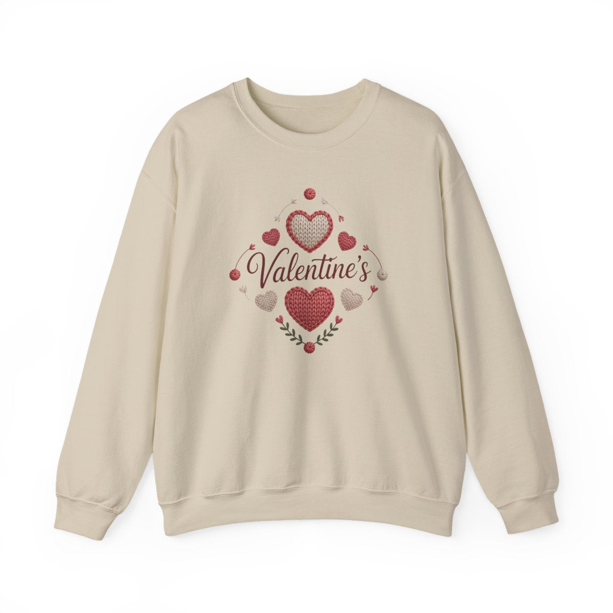 Valentine's Heart Crewneck Sweatshirt