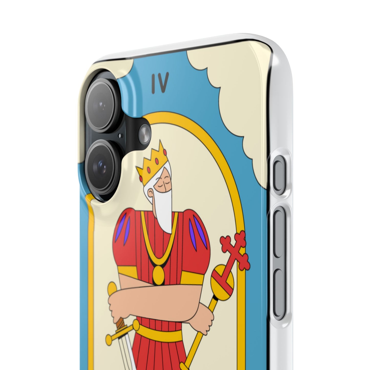 The Emperor Tarot Slim Case — Illustrated Tarot Phone Case