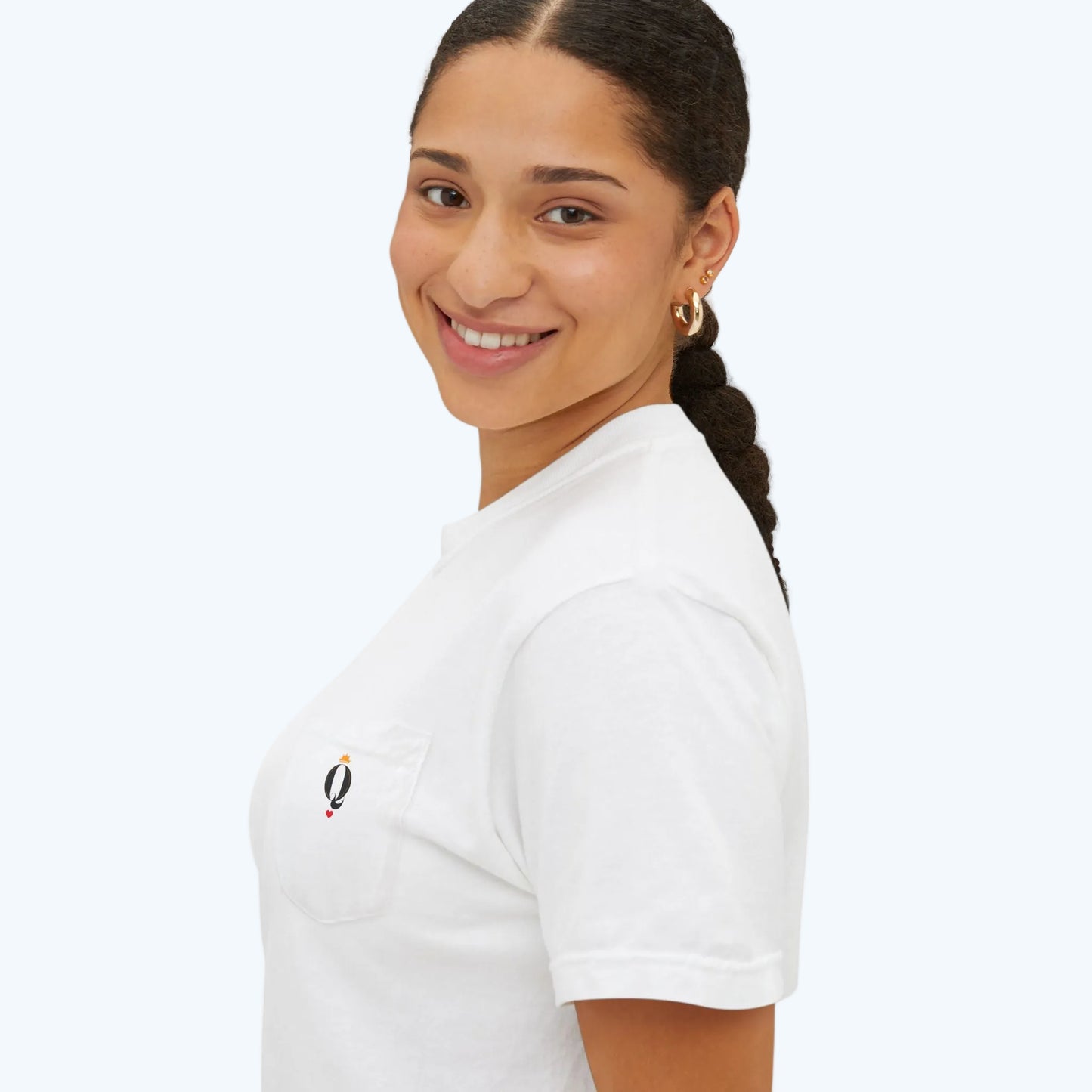 Minimal Pocket T-Shirt — Small Pocket Logo Tee