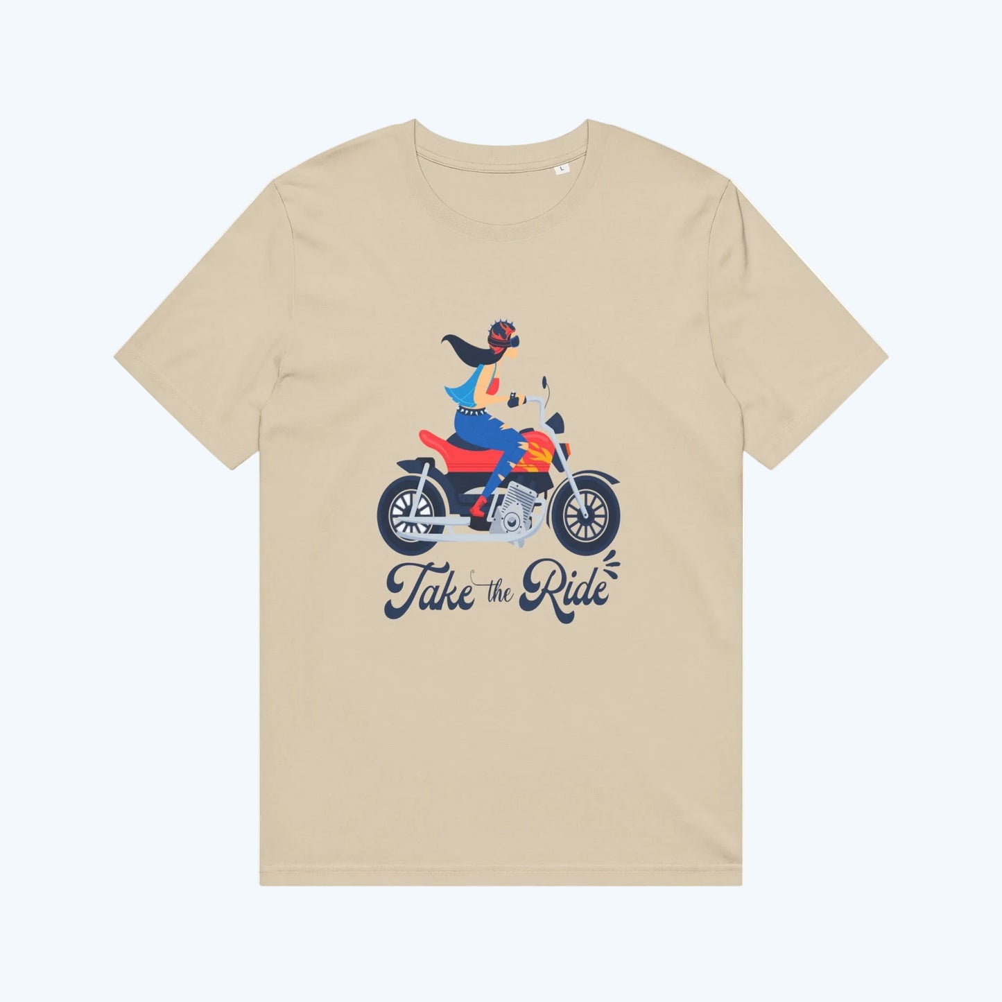 Take the Ride Motorcycle T-Shirt — Vintage Rider Graphic Tee