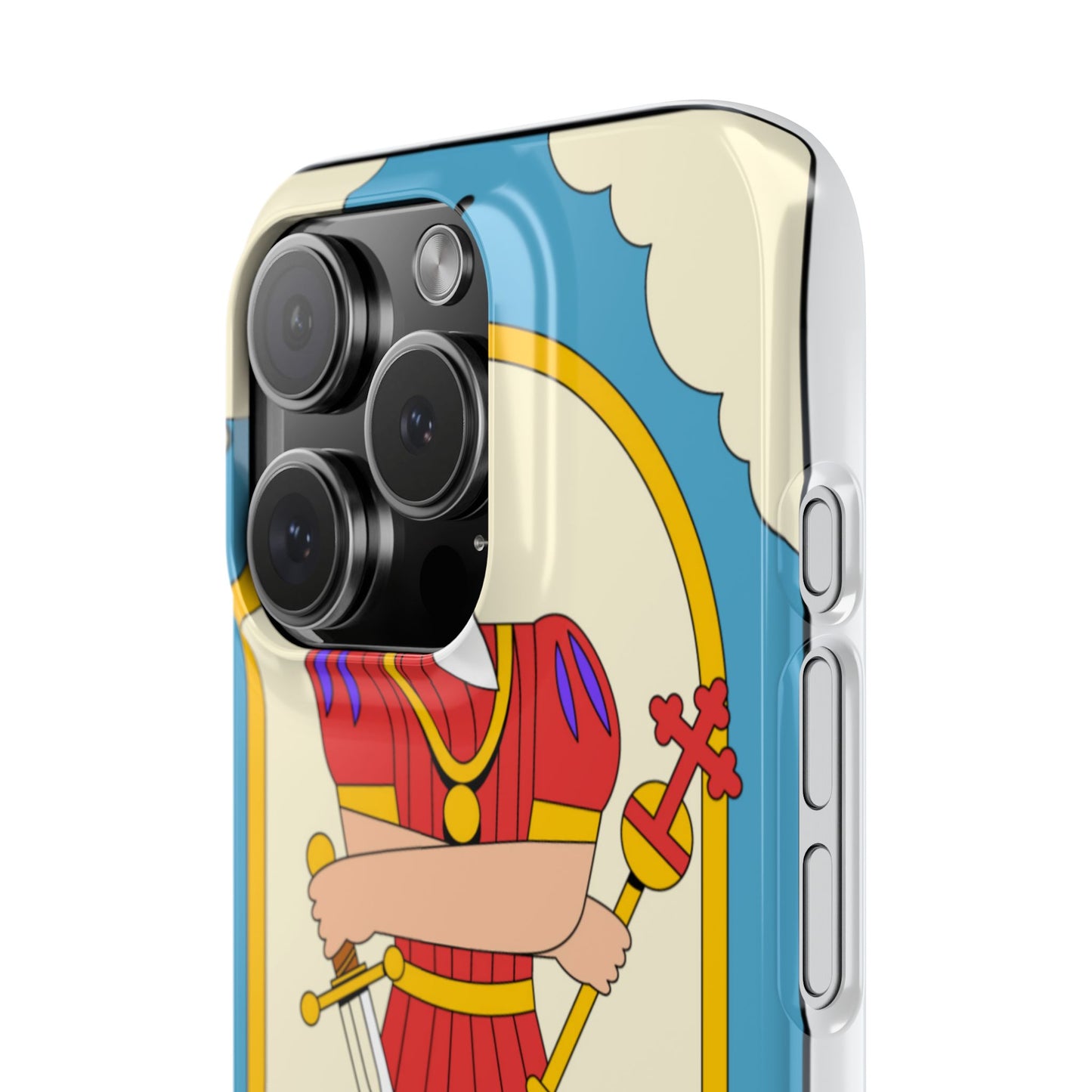 The Emperor Tarot Slim Case — Illustrated Tarot Phone Case