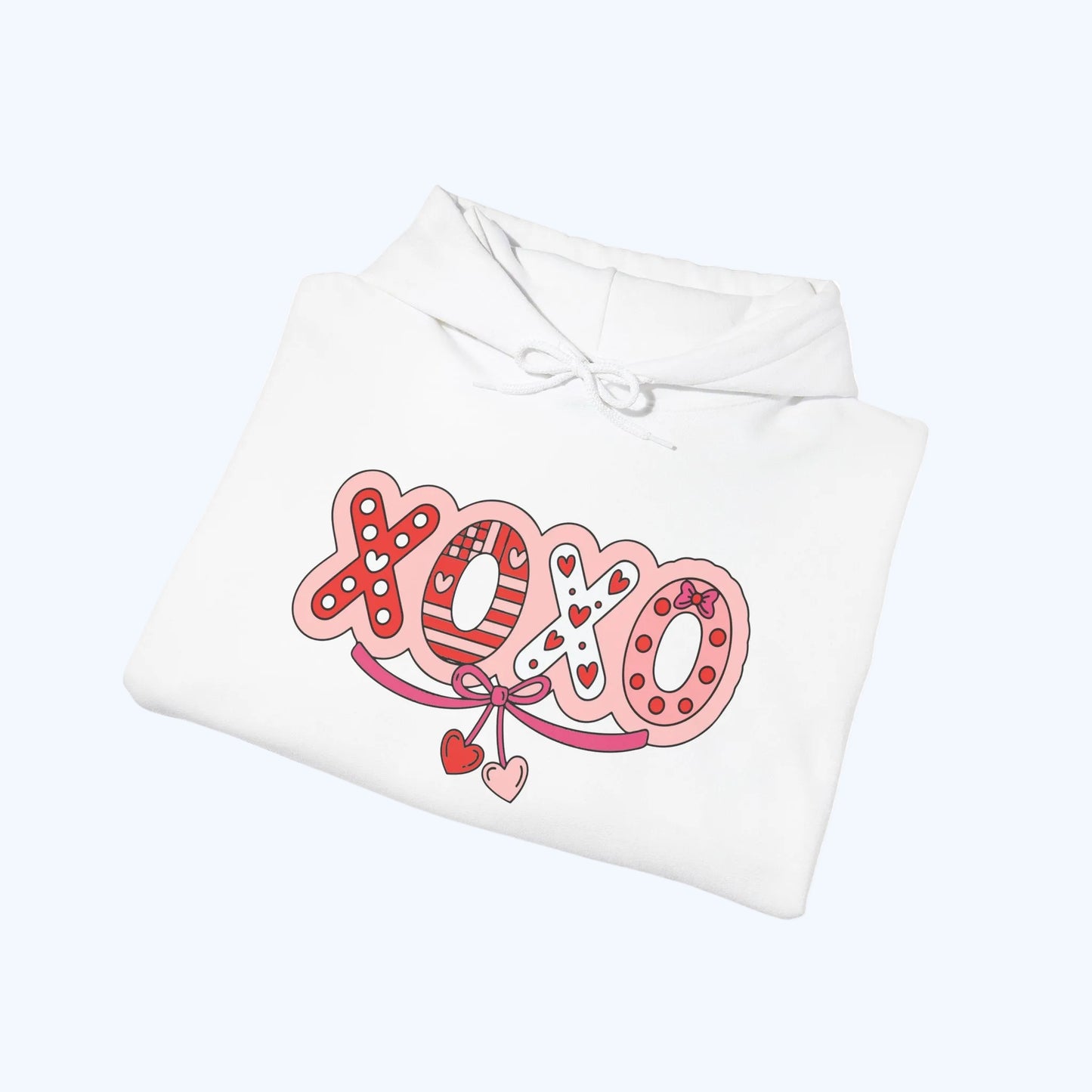 XOXO Heart Hoodie – Cute Valentine’s Day Pullover