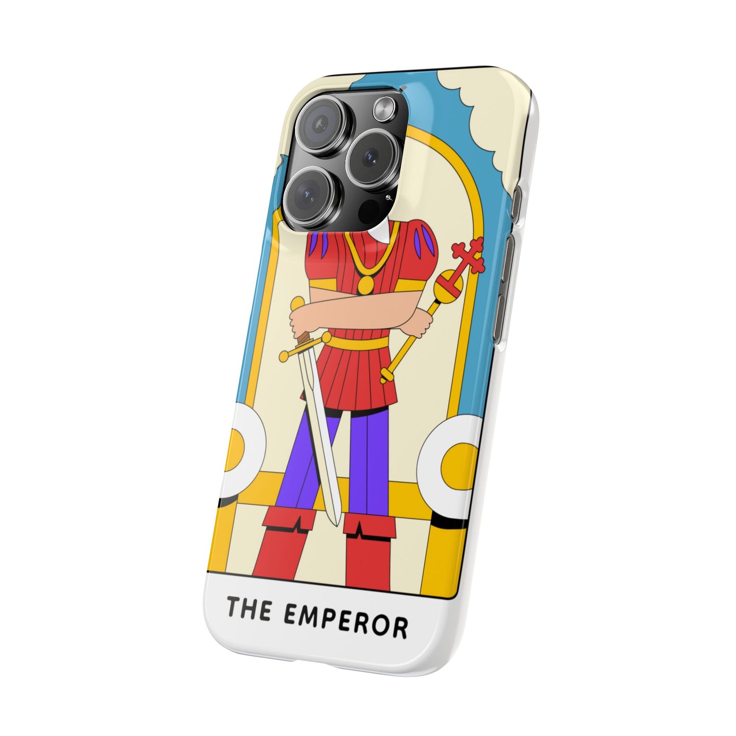 The Emperor Tarot Slim Case — Illustrated Tarot Phone Case