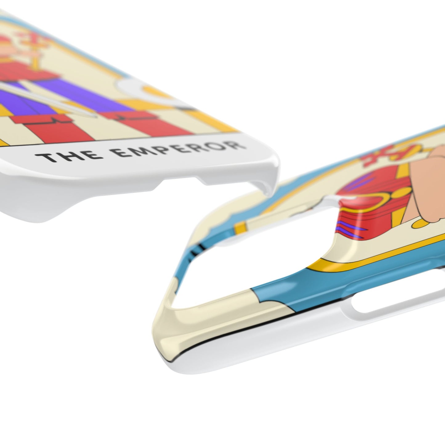 The Emperor Tarot Slim Case — Illustrated Tarot Phone Case