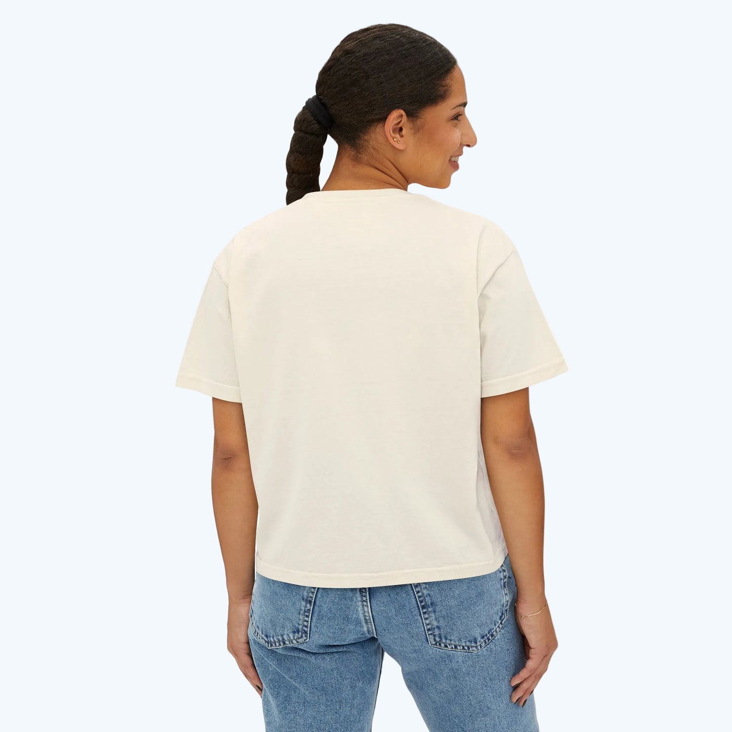 Women's Tee — Cute "Happy Yoga Day" Cat Pose Graphic