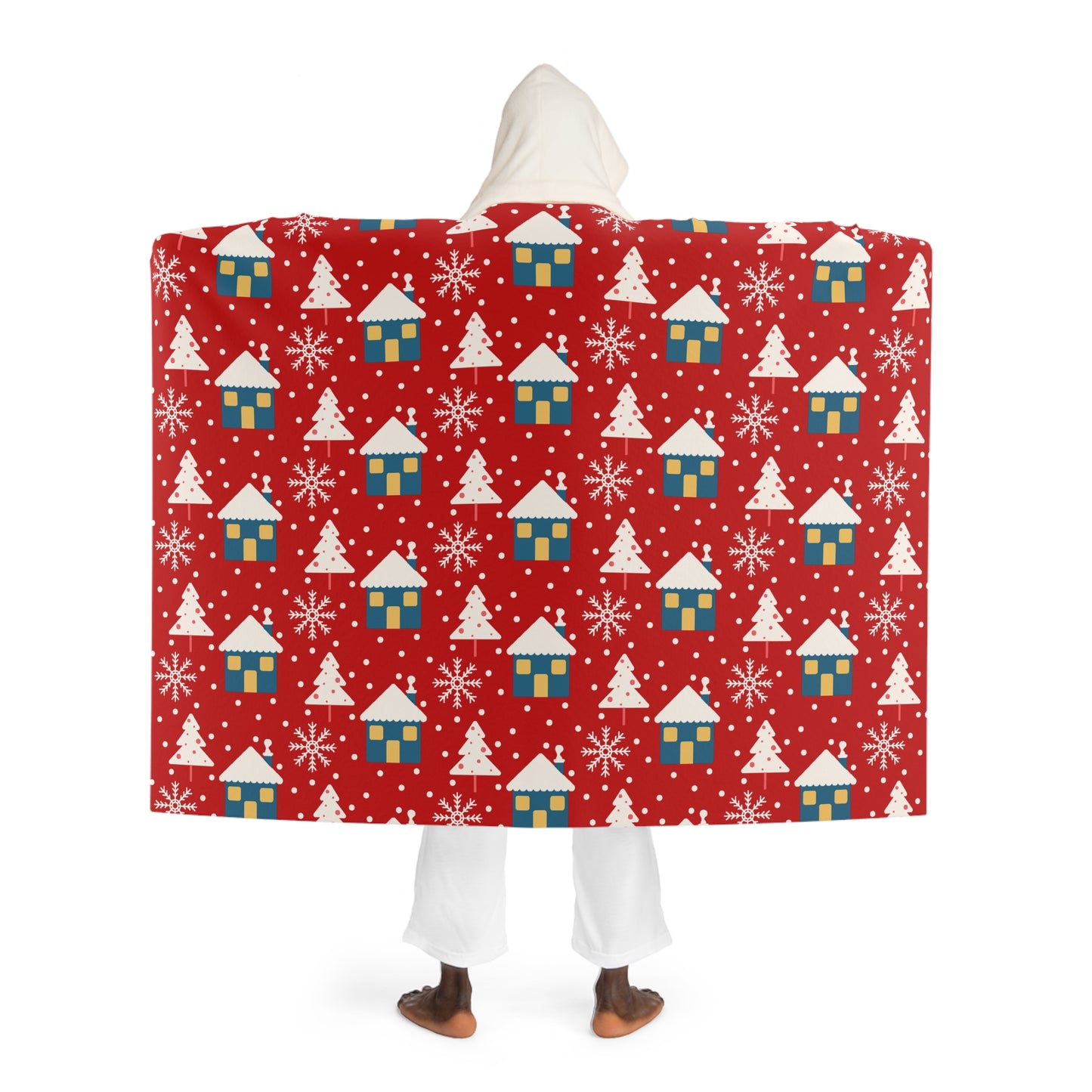 Cozy Holiday Sherpa Fleece Blanket for Warmth and Cheer