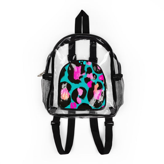 Clear Stadium Backpack, Transparent Bag, Game Day Accessory, Concert Tote, Clear Event Rucksack, Sports Spectator Backpack