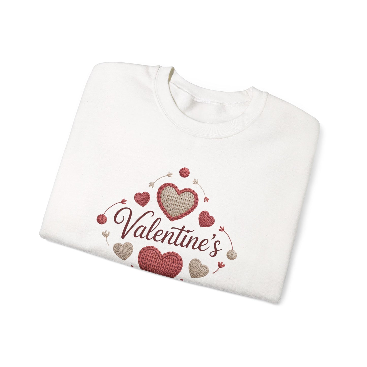 Valentine's Heart Crewneck Sweatshirt
