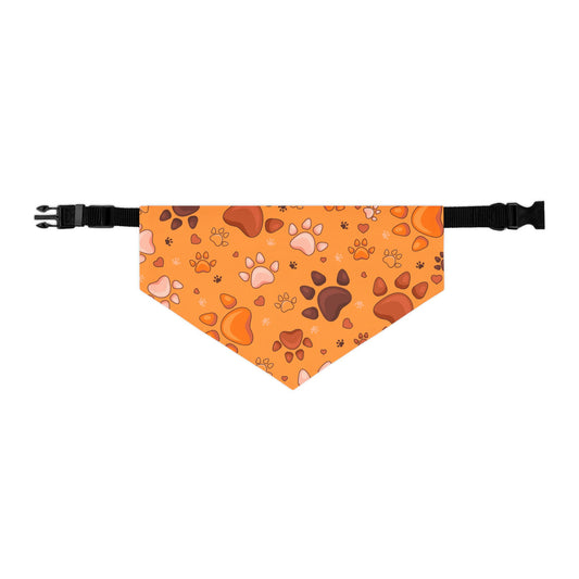Cute Paw Print Pet Bandana Collar for Stylish Dogs