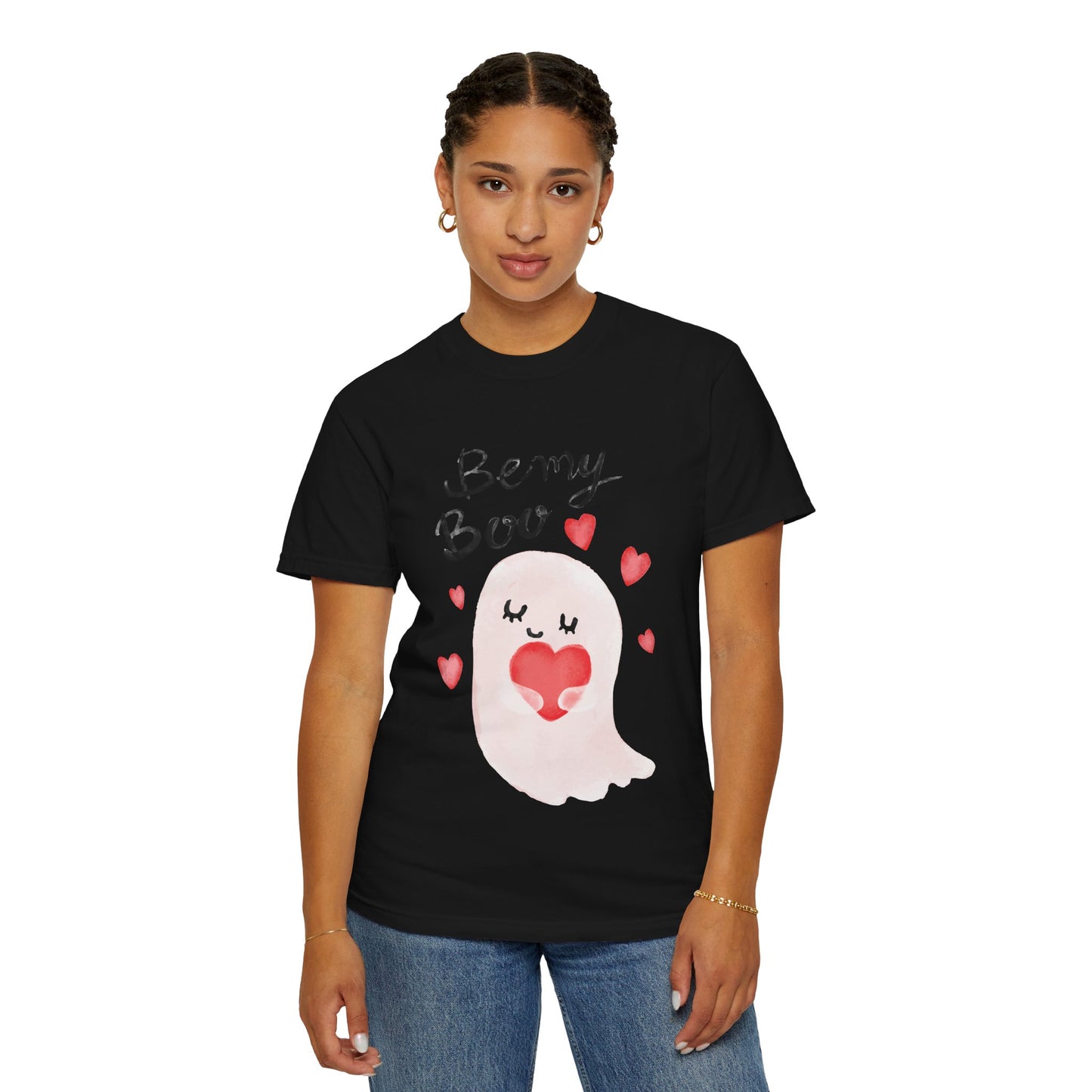 Be My Boo T-Shirt — Cute Valentine Ghost Shirt with Hearts