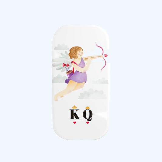Cupid Archer Phone Grip — Cute Valentine Click-On Stand & Secure Grip