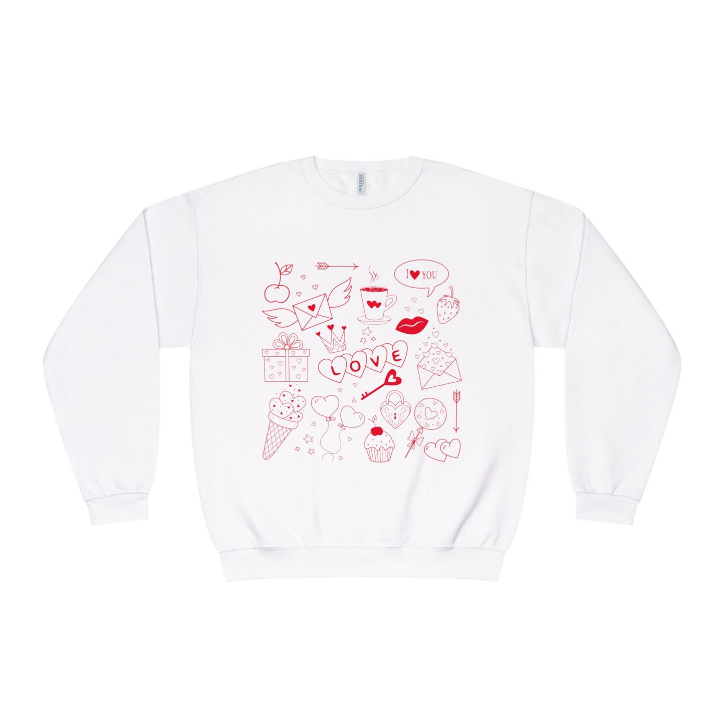 Love Doodle Crewneck Sweatshirt