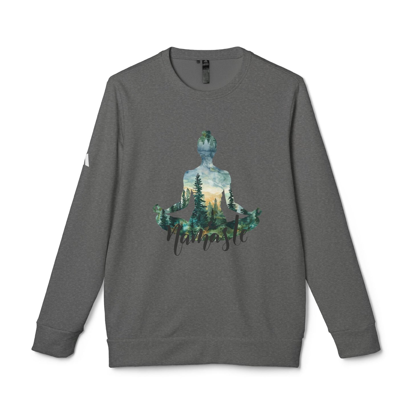 Meditation Forest Crewneck Sweatshirt — Namaste Yoga Graphic