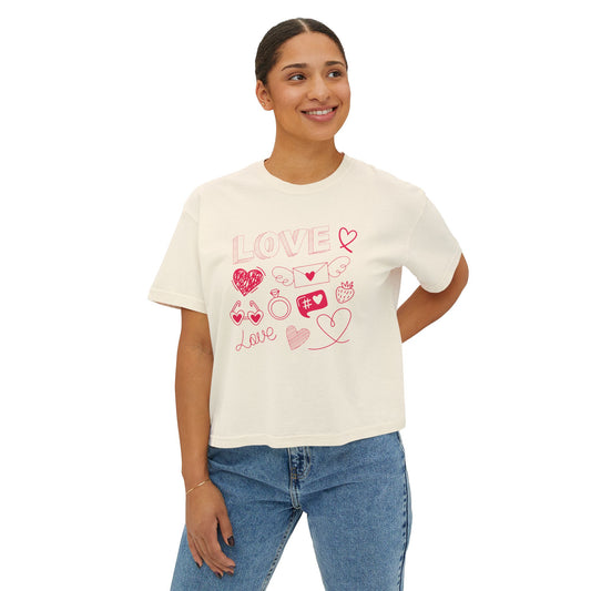 Love Doodles Boxy Tee