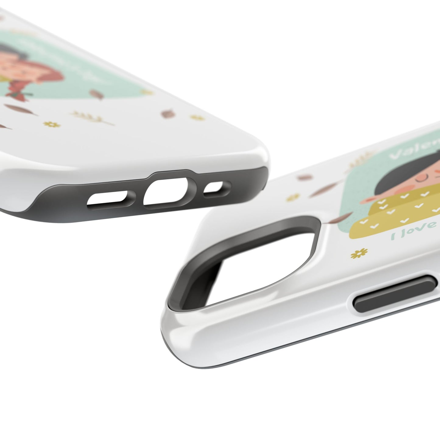 Valentine's Day Cute Couple Phone Case — Magnetic Impact-Resistant