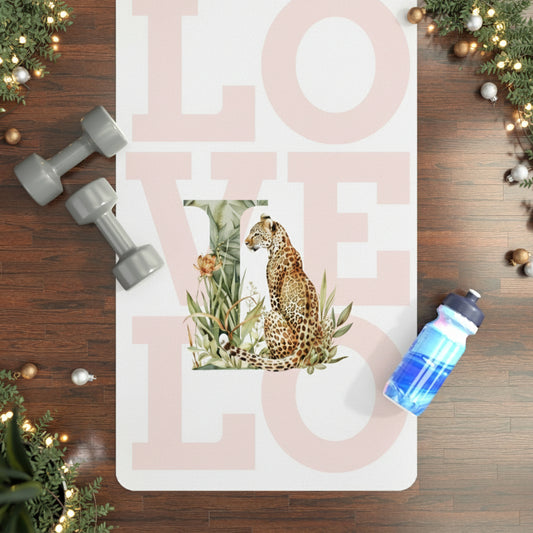 ✔ Love Nature Rubber Yoga Mat — Floral Bird Print Fitness Mat