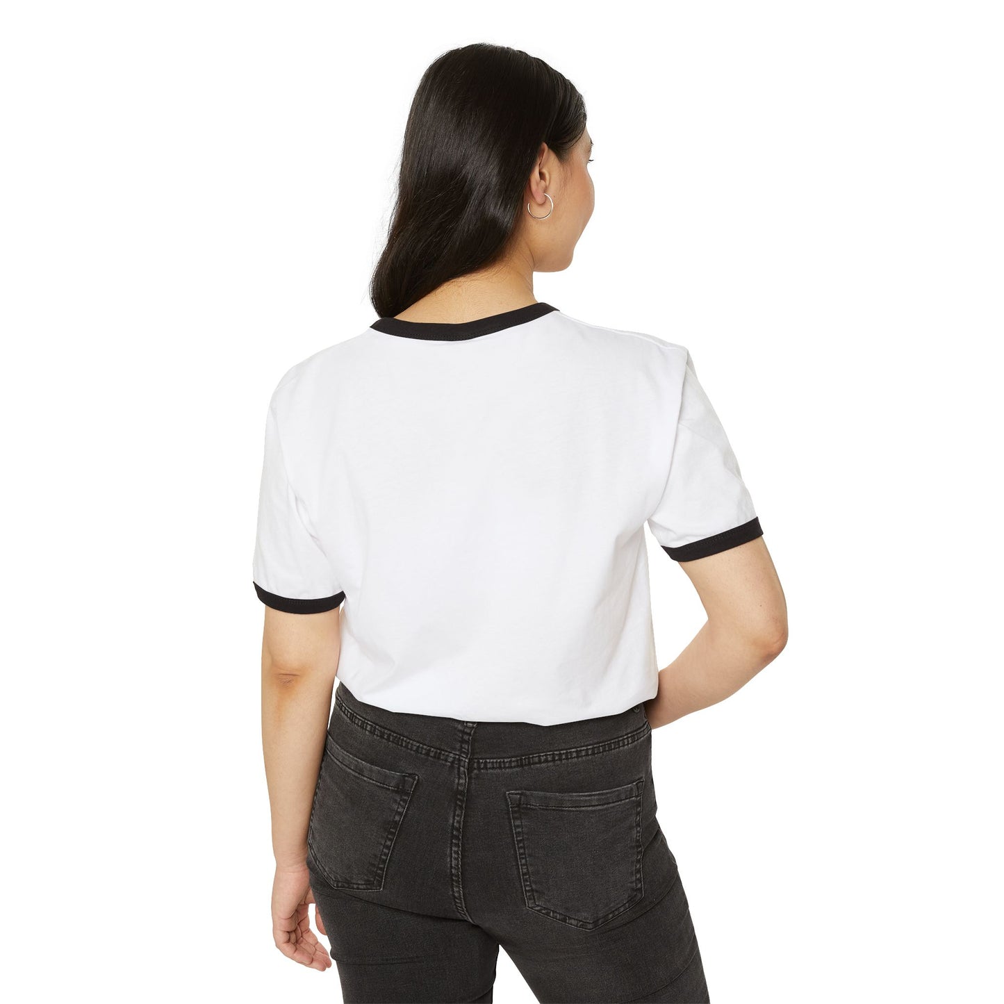 I Love You Floral Ringer Tee