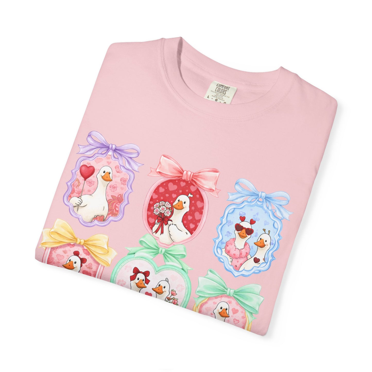 Cute Vintage Frame Dogs T-Shirt — Whimsical Pastel Puppy Art Tee