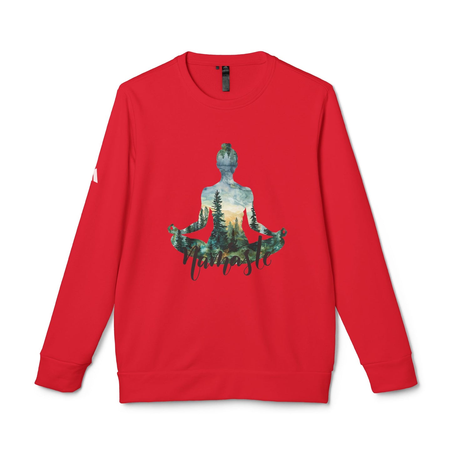 Meditation Forest Crewneck Sweatshirt — Namaste Yoga Graphic