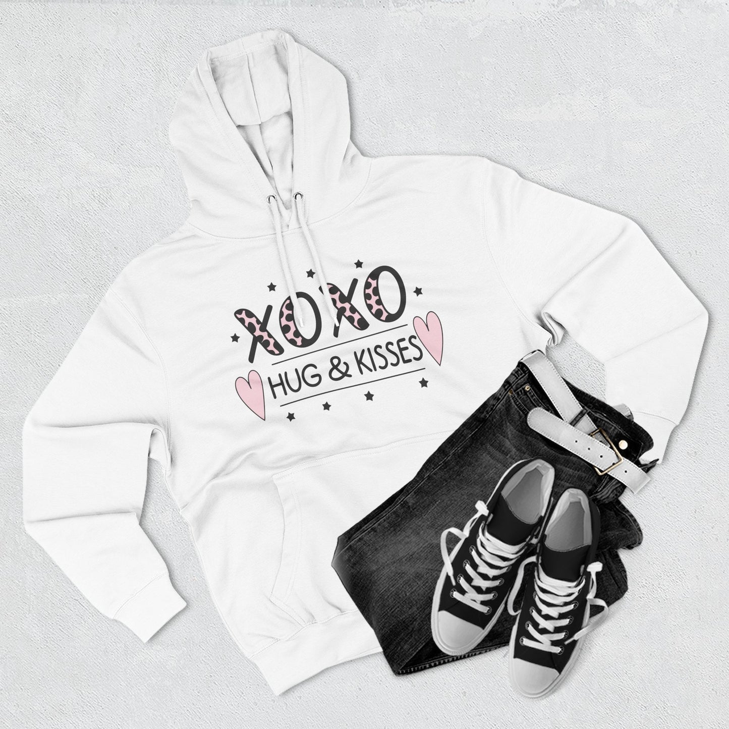 Hoodie - XOXO Hug & Kisses Valentine’s Day Pullover