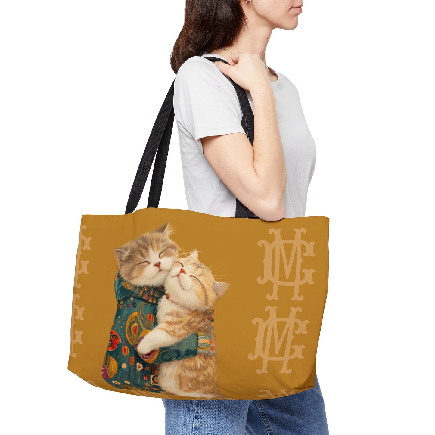 Cat Lovers Weekender Tote Bag - Cozy and Stylish for Outings