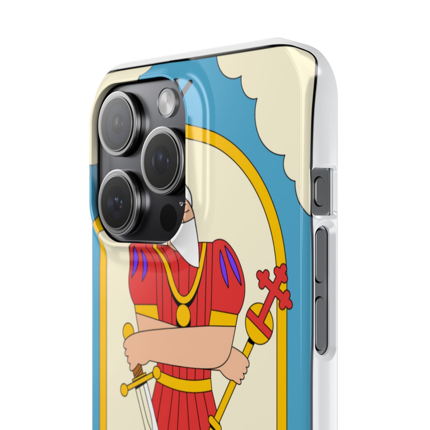 The Emperor Tarot Slim Case — Illustrated Tarot Phone Case