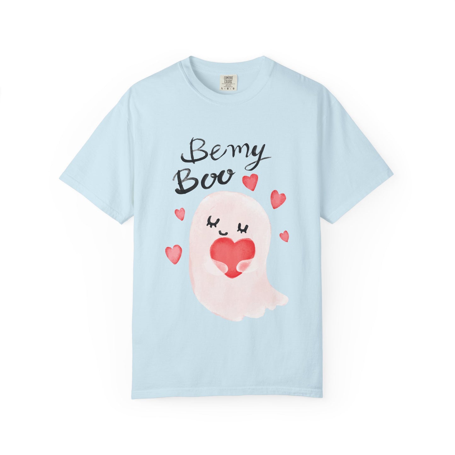 Be My Boo T-Shirt — Cute Valentine Ghost Shirt with Hearts
