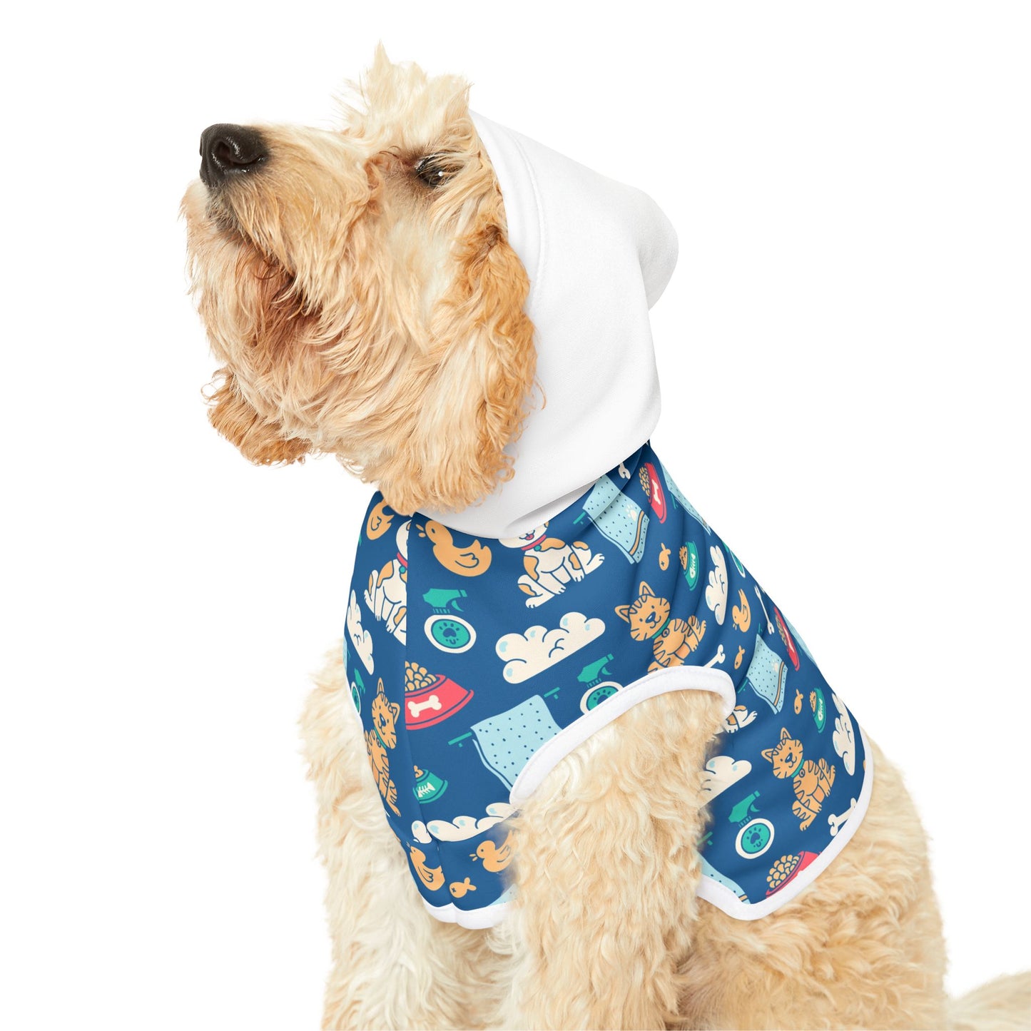 Adorable Cat-Themed Pet Hoodie for Cozy Comfort