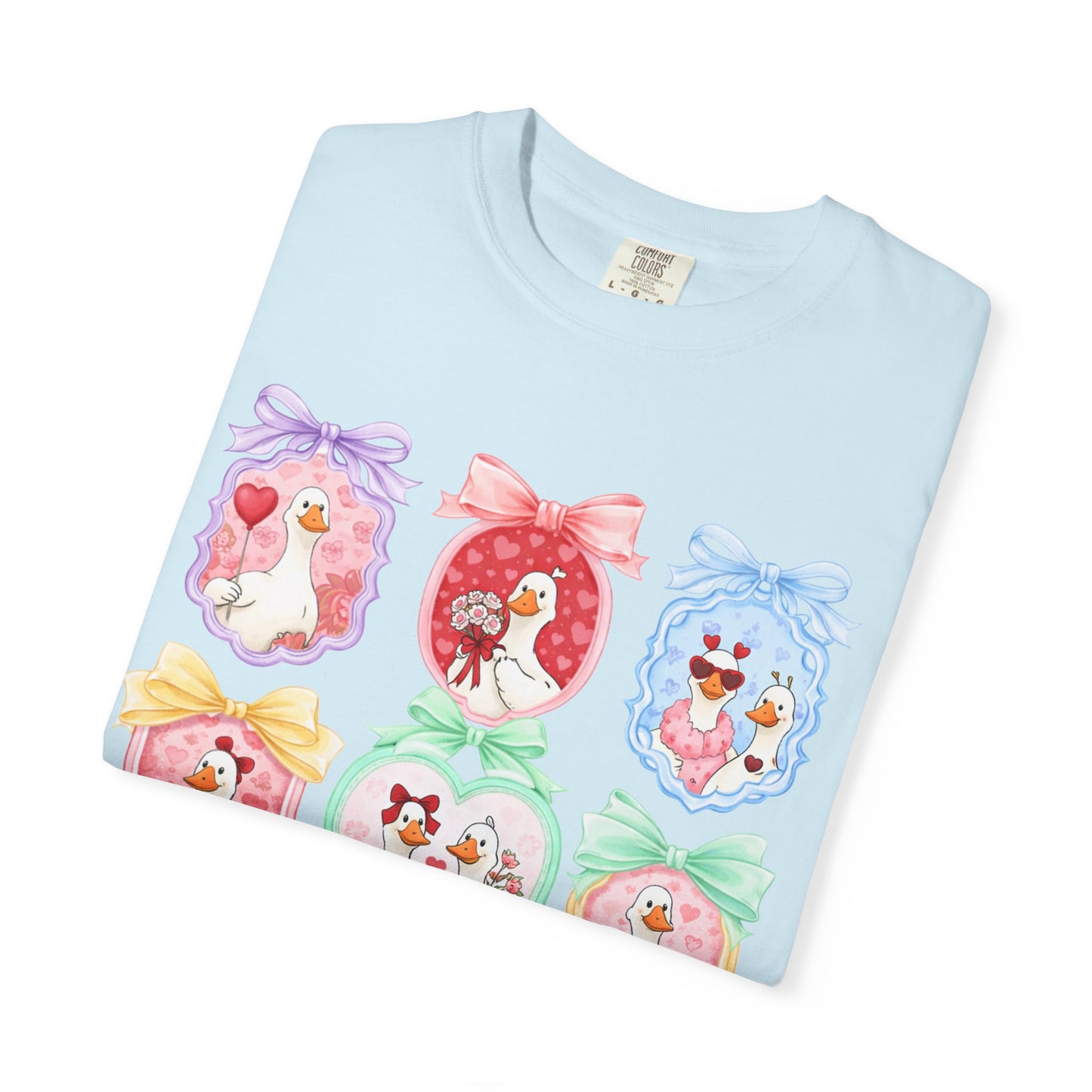 Cute Vintage Frame Dogs T-Shirt — Whimsical Pastel Puppy Art Tee