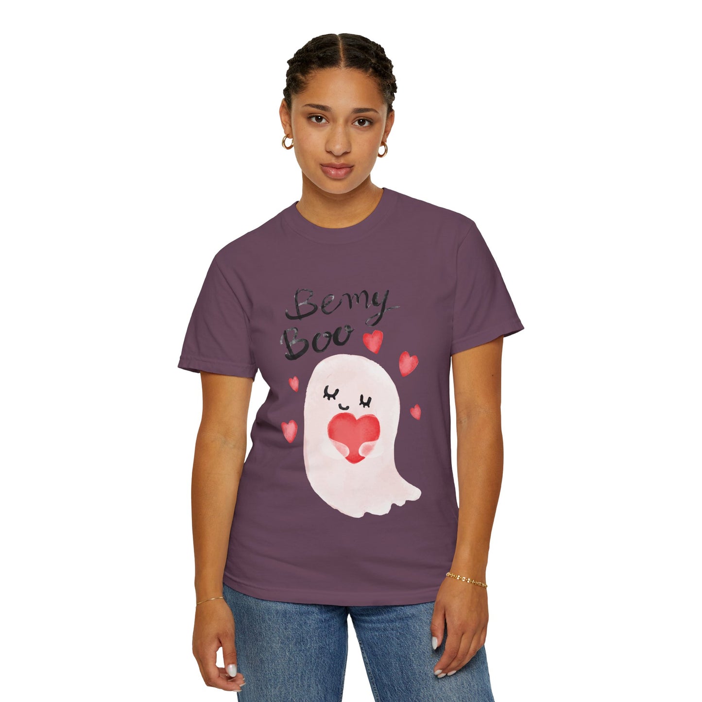 Be My Boo T-Shirt — Cute Valentine Ghost Shirt with Hearts