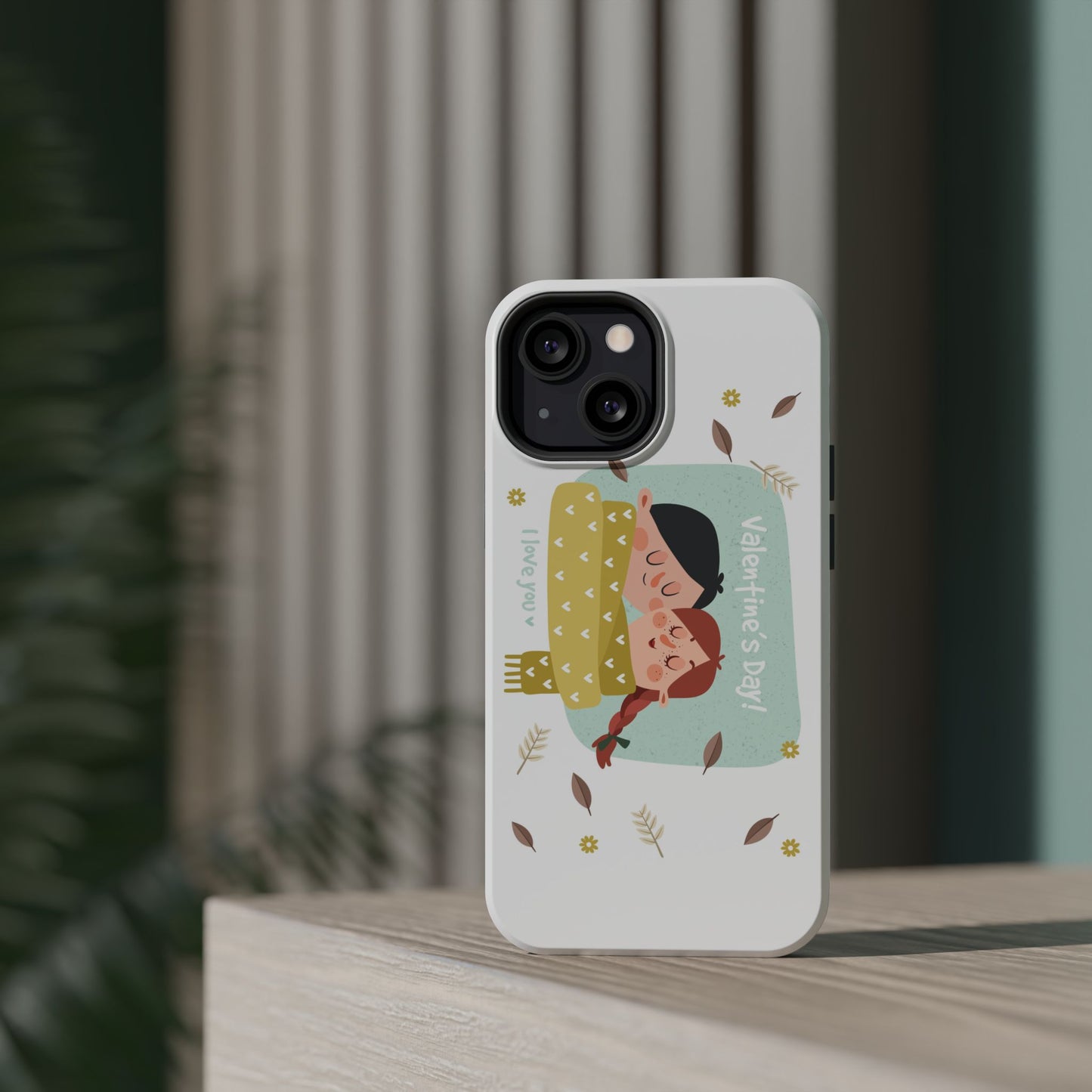 Valentine's Day Cute Couple Phone Case — Magnetic Impact-Resistant