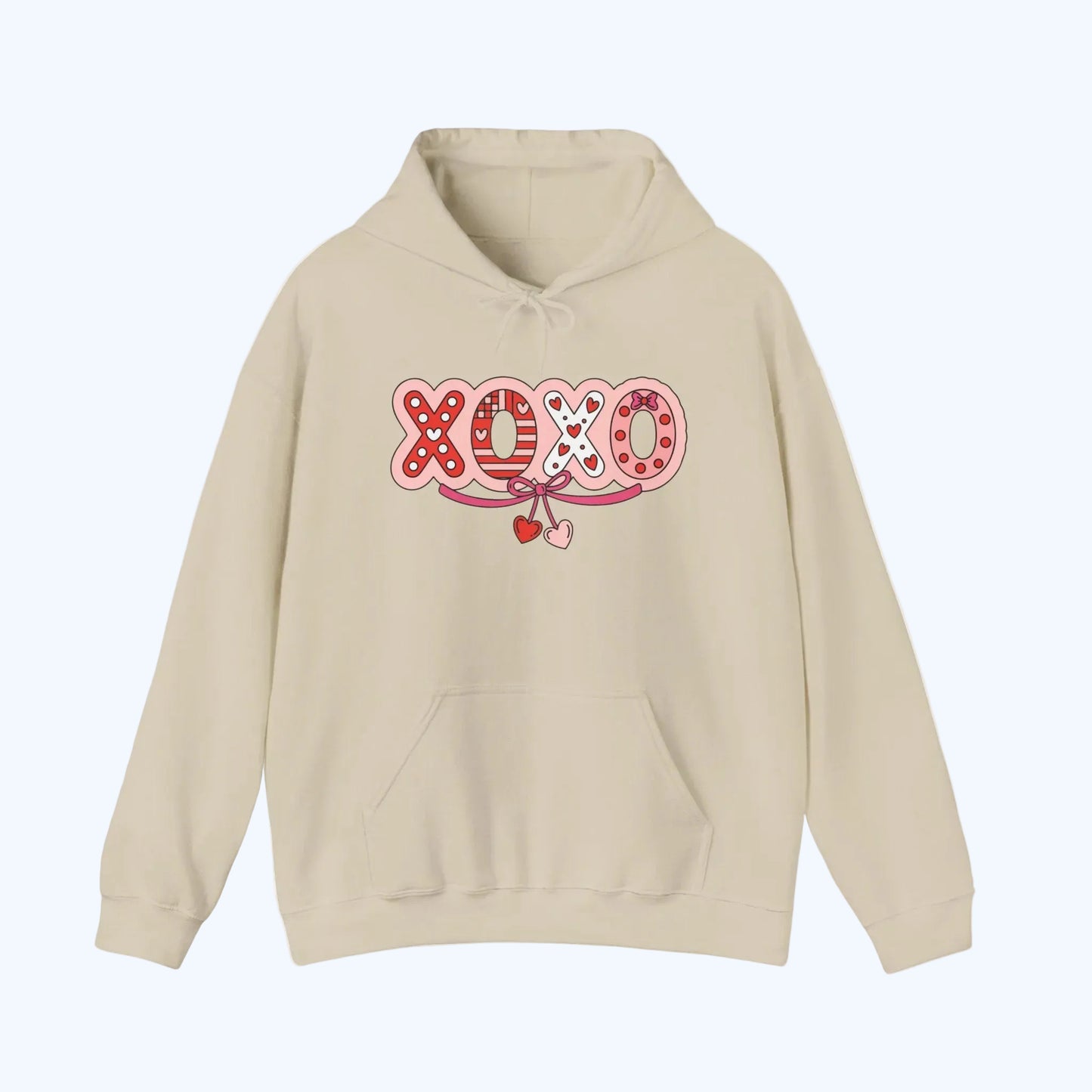 XOXO Heart Hoodie – Cute Valentine’s Day Pullover