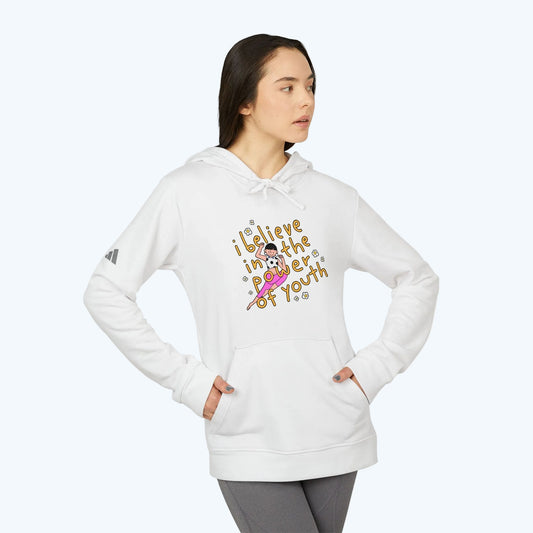 Hoodie — "I Believe in the Power of Youth" Retro Skate Graphic