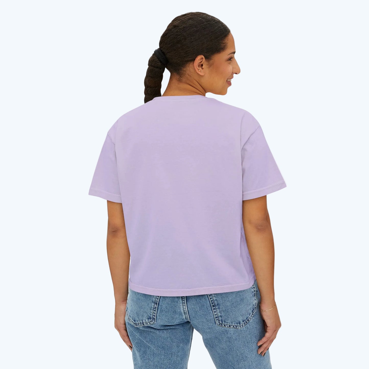 Women's Tee — Cute "Happy Yoga Day" Cat Pose Graphic